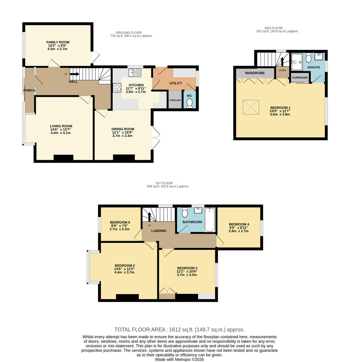 Sweetbrier Lane, Exeter, EX1 floorplan