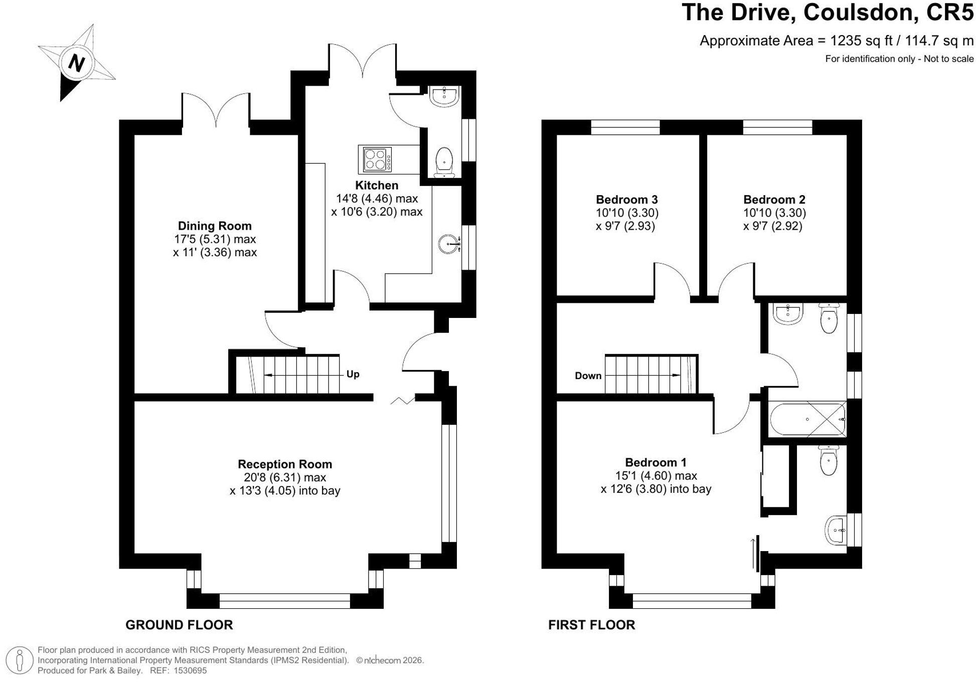 The Drive, Coulsdon, CR5 floorplan