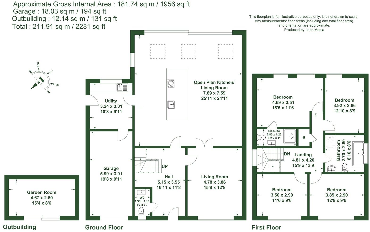 St. Francis Mews, Hambleton, Poulton-le-Fylde, Lancashire floorplan