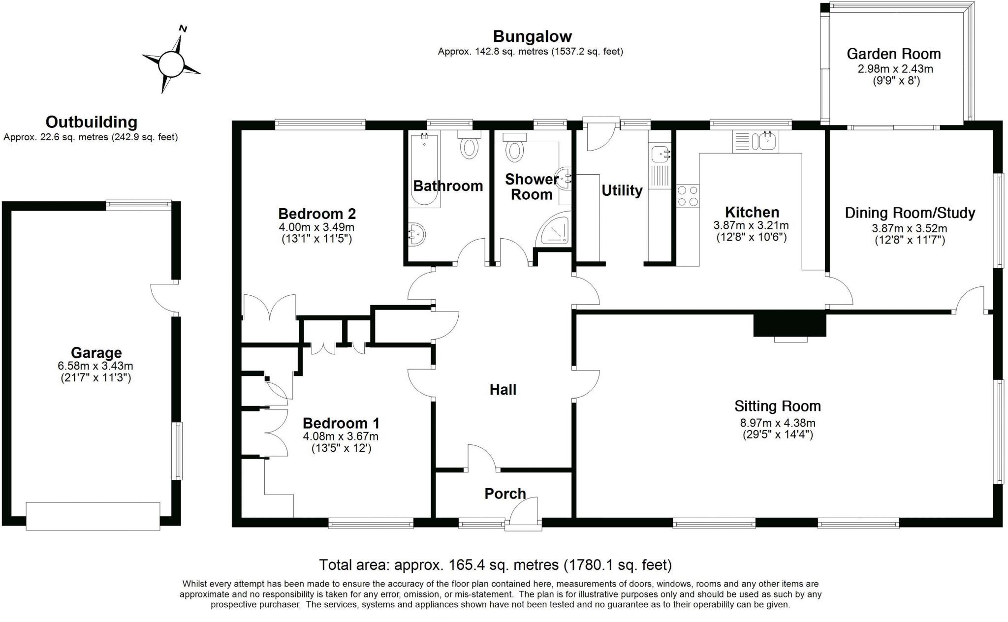 Folley Meadow, Bowring Mead, Moretonhampstead floorplan