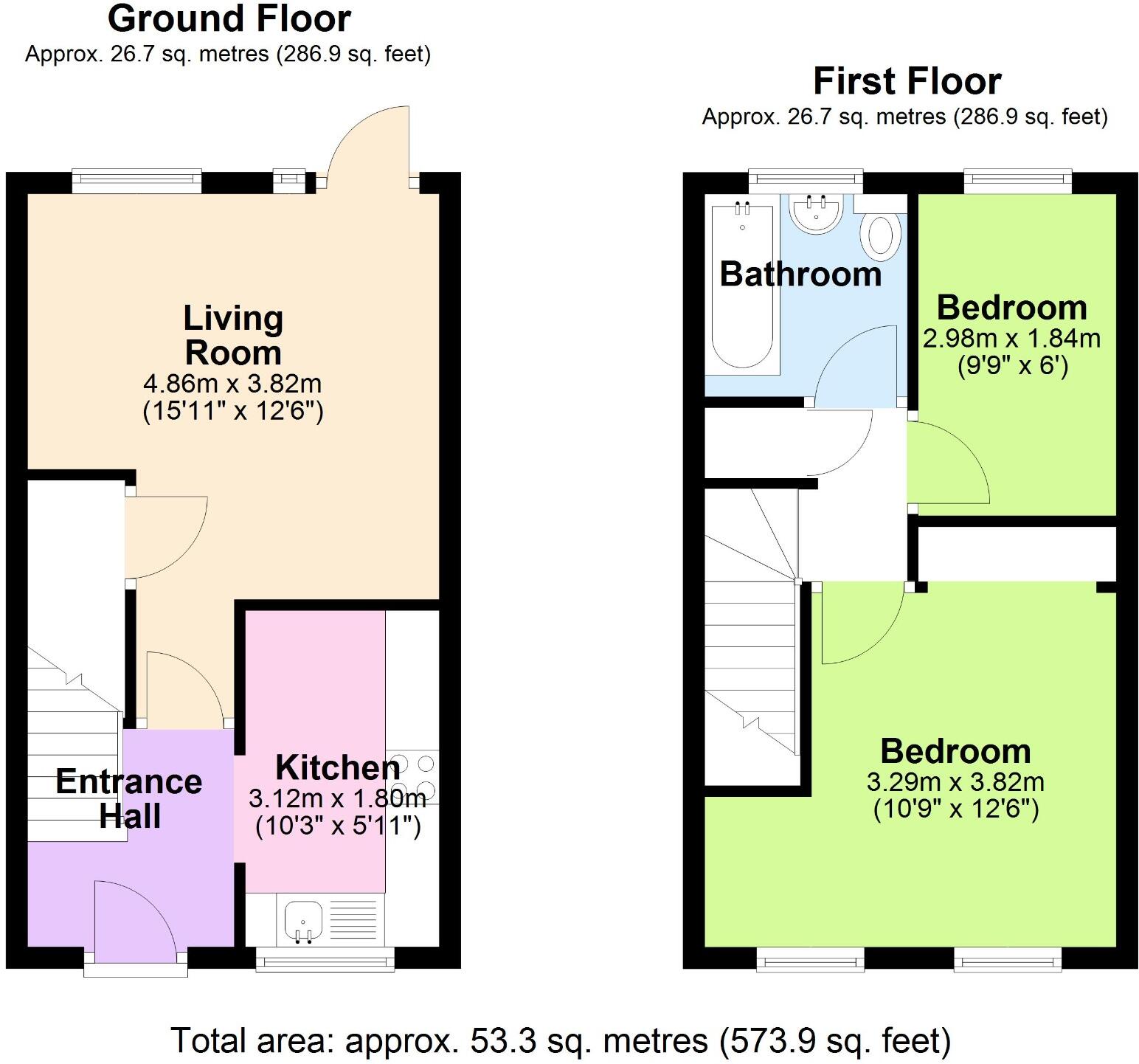81 Charlecote Park, Telford, Shropshire, TF3 5HD floorplan