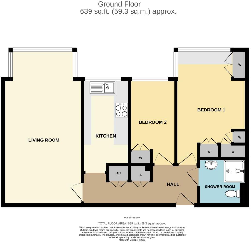 Carlton Close, Upminster, Essex floorplan