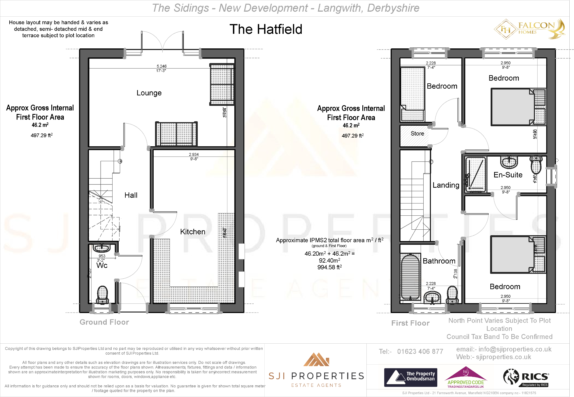 Plot 20 - The Sidings, Colliery Close, Langwith, NG20 floorplan