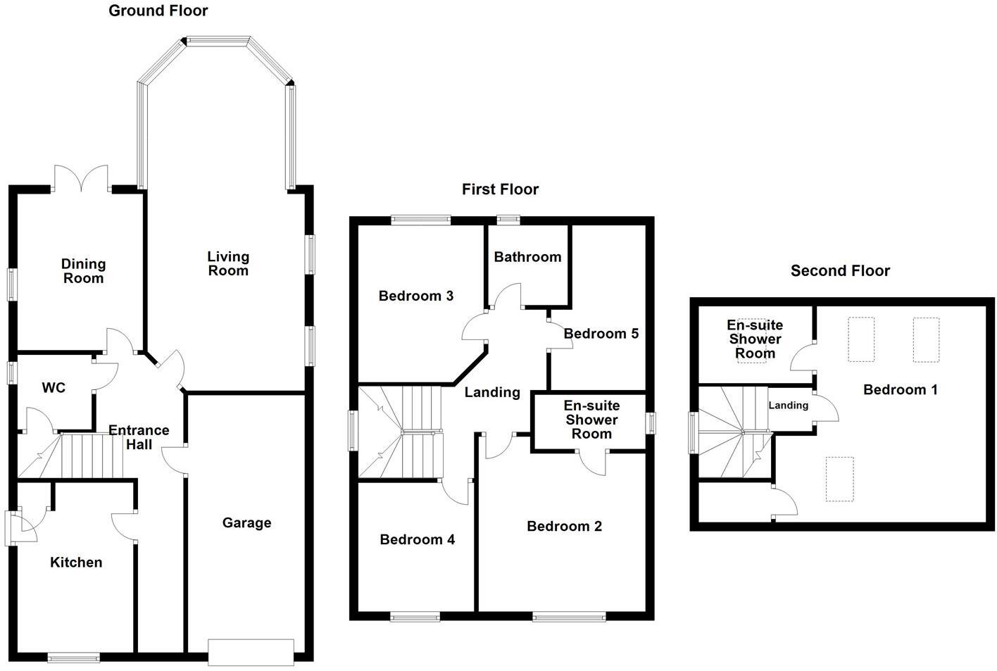 Hill Court, Castleford floorplan