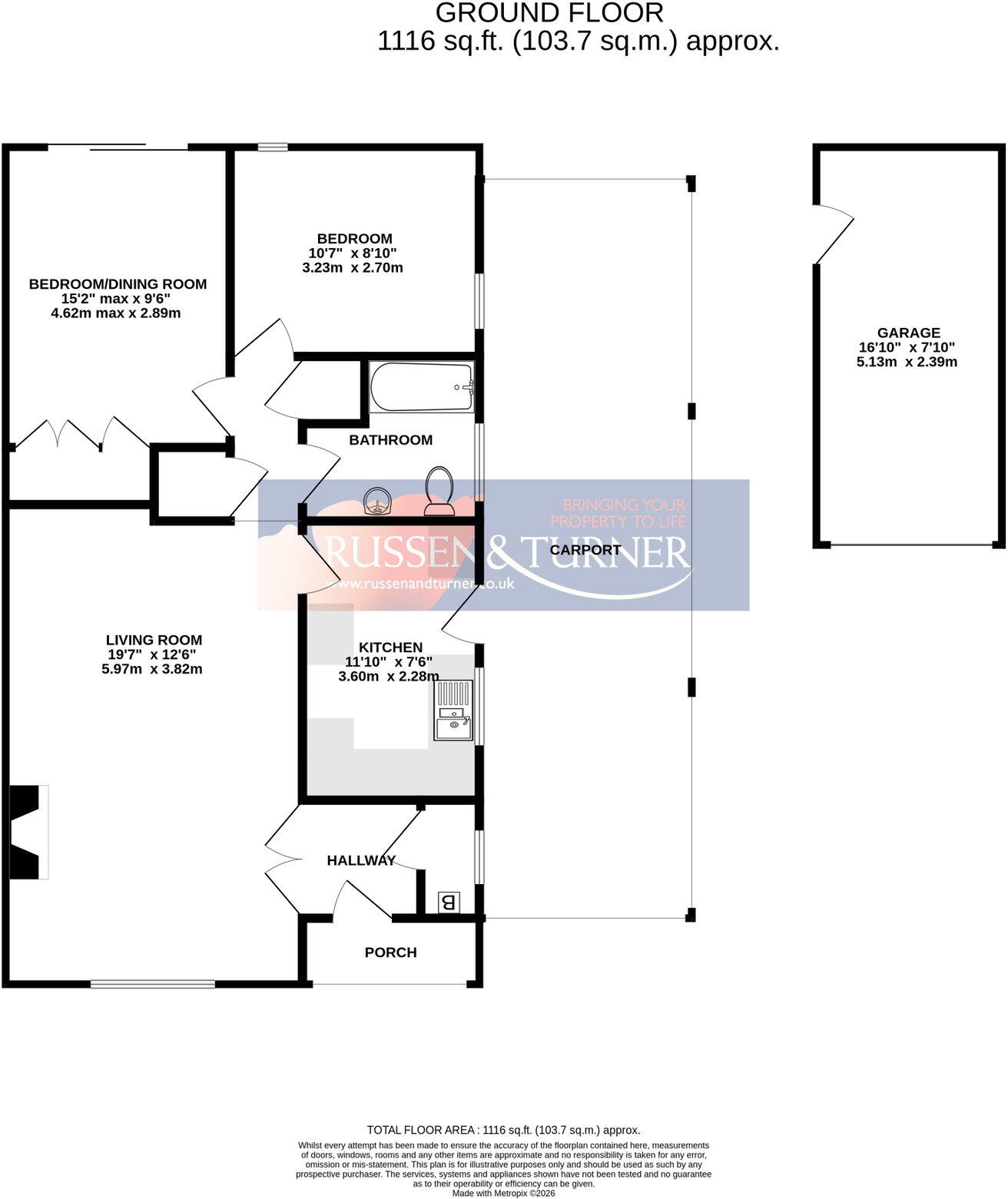 The Grove, Pott Row floorplan