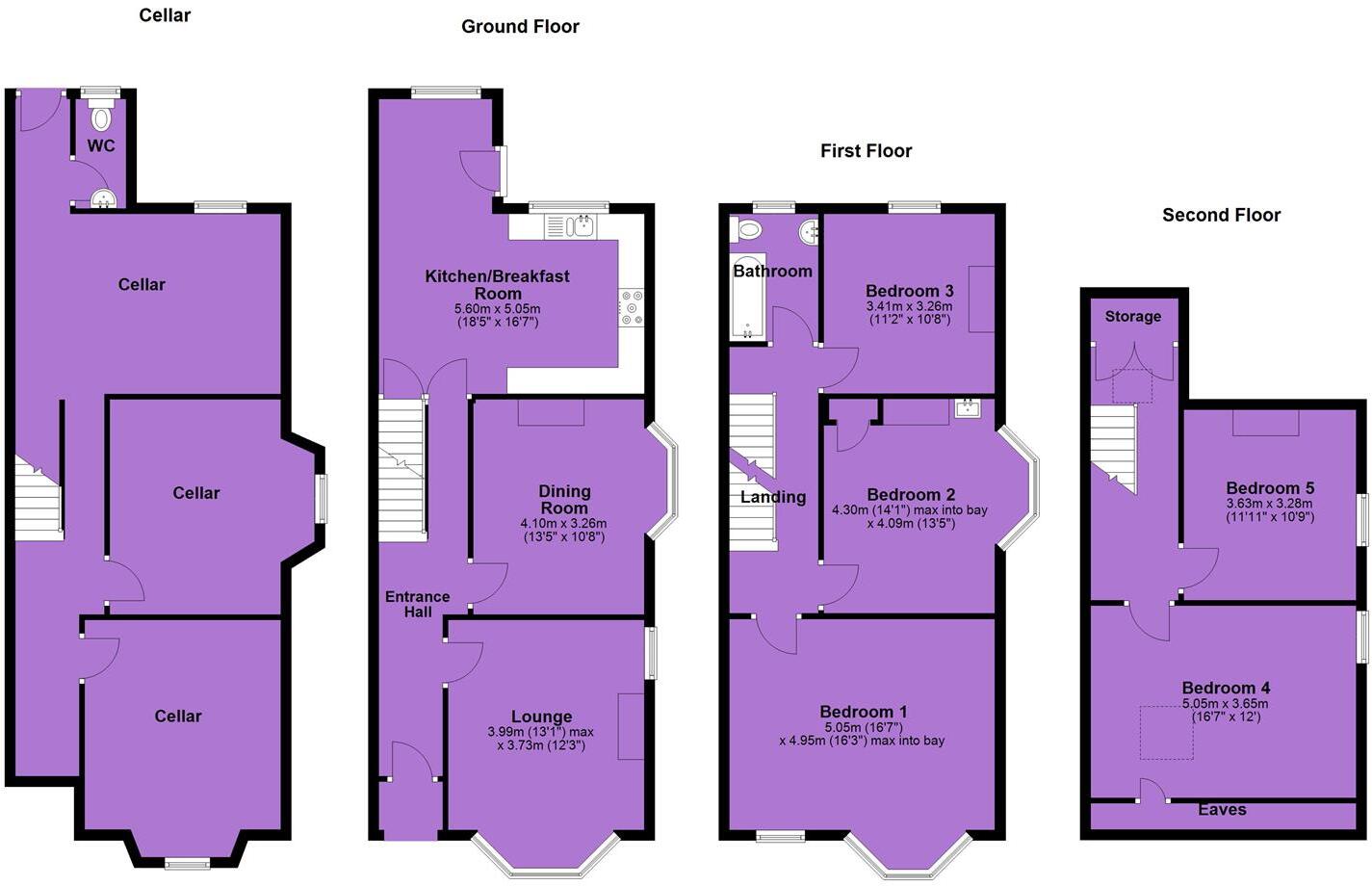 Brunswick Road, Withington floorplan