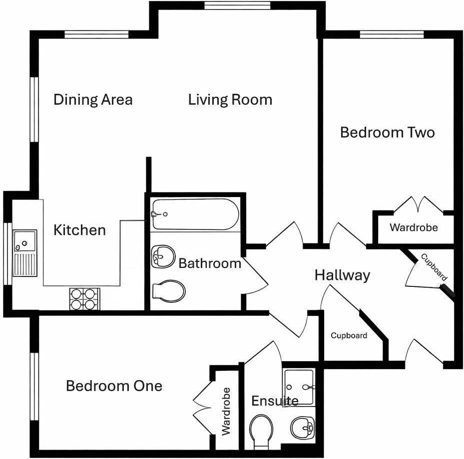 Knepp House, Kennedy Road, Horsham floorplan