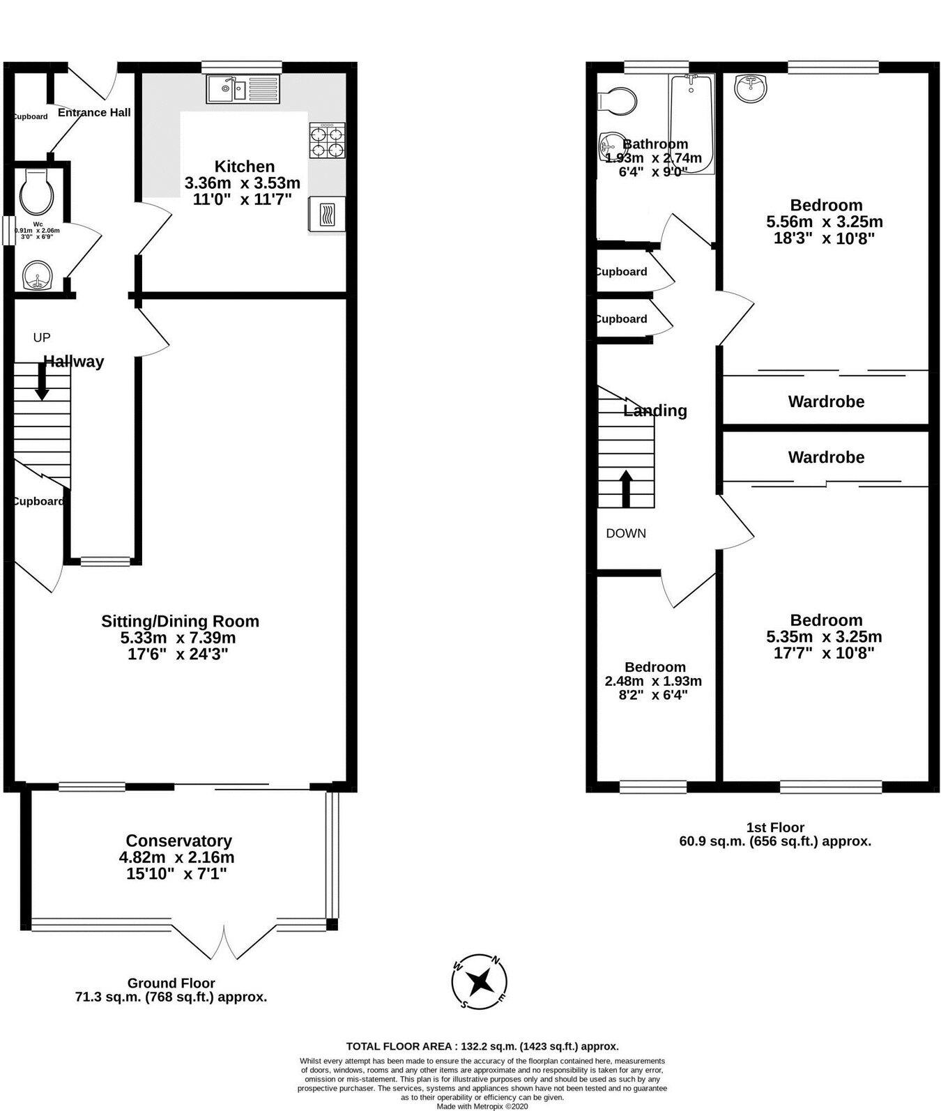 Drakes Avenue, Exmouth, EX8 floorplan