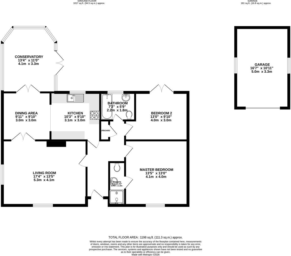 Windermere Crescent, Radipole floorplan