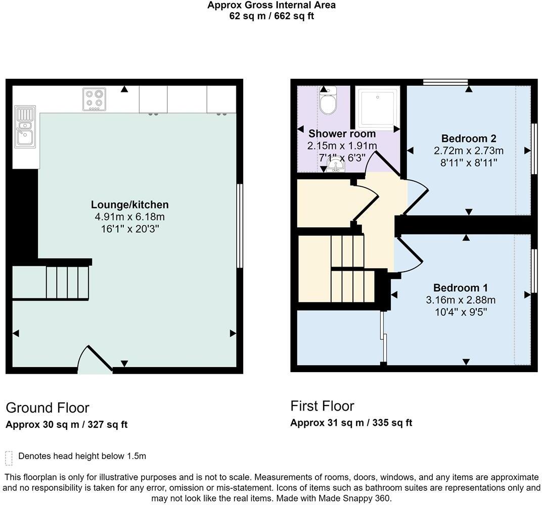 24 St. Johns, Worcester floorplan
