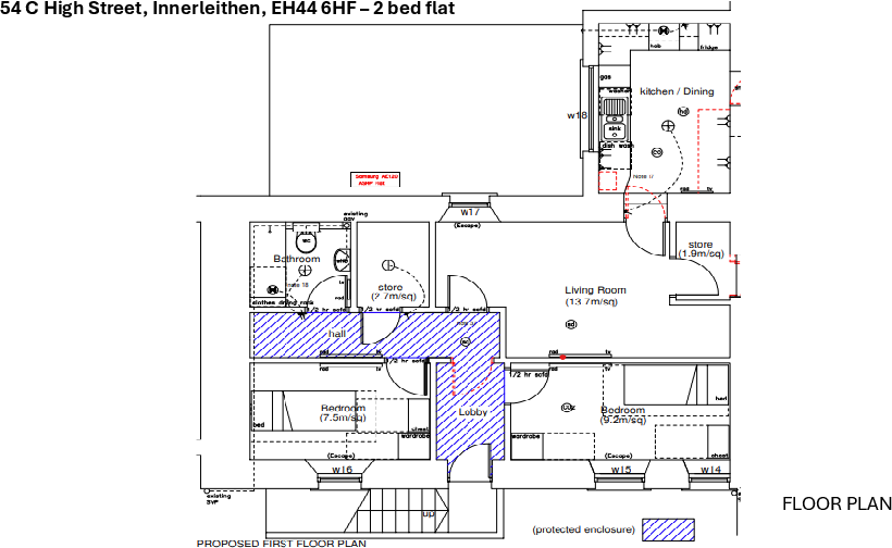 High Street, Innerleithen, Scottish Borders, EH44 floorplan
