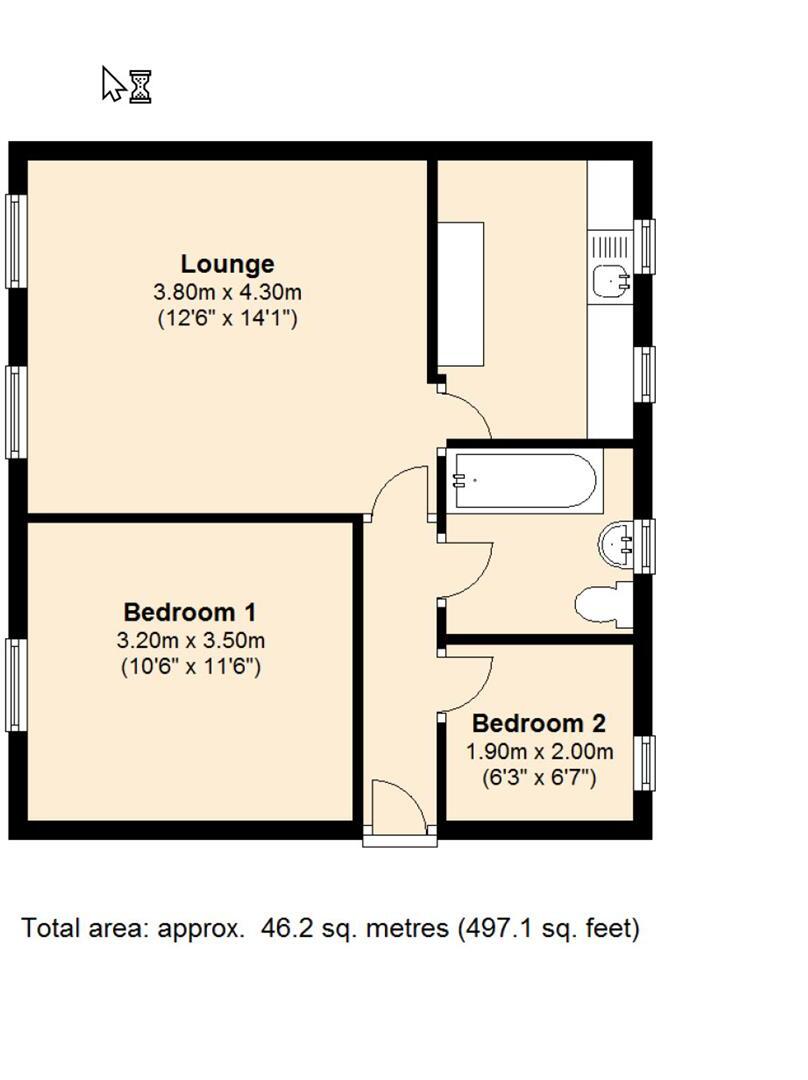 Caithness Court, Buchan St, Cambridge floorplan
