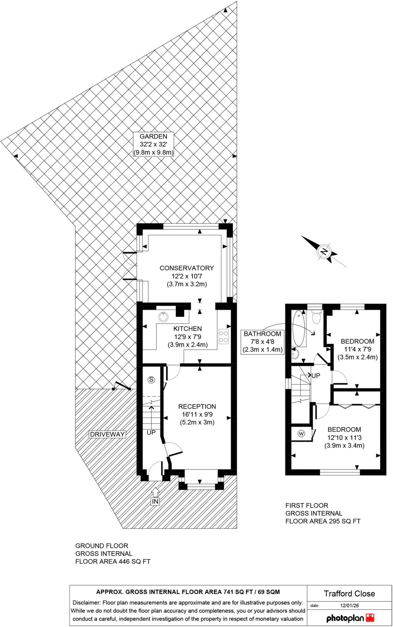 22 Trafford Close floorplan