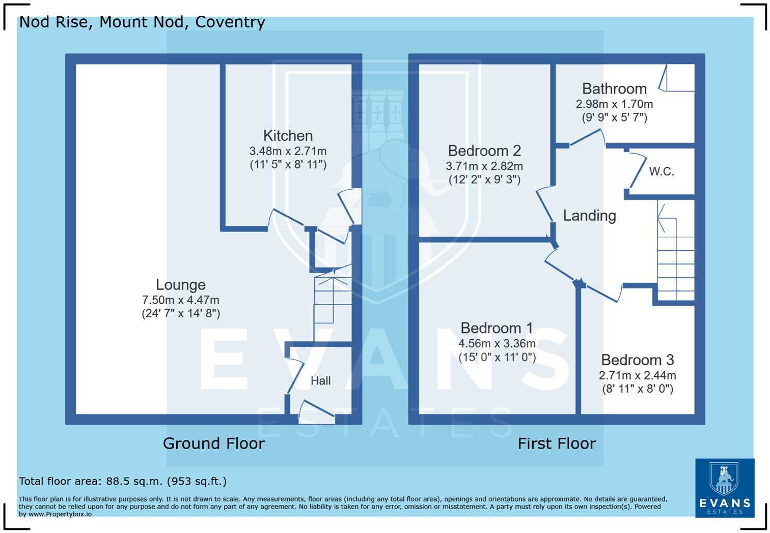 Nod Rise, Mount Nod, Coventry floorplan