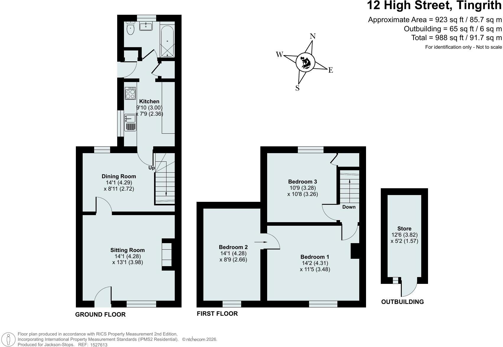 High Street, Tingrith, Bedfordshire, MK17 floorplan