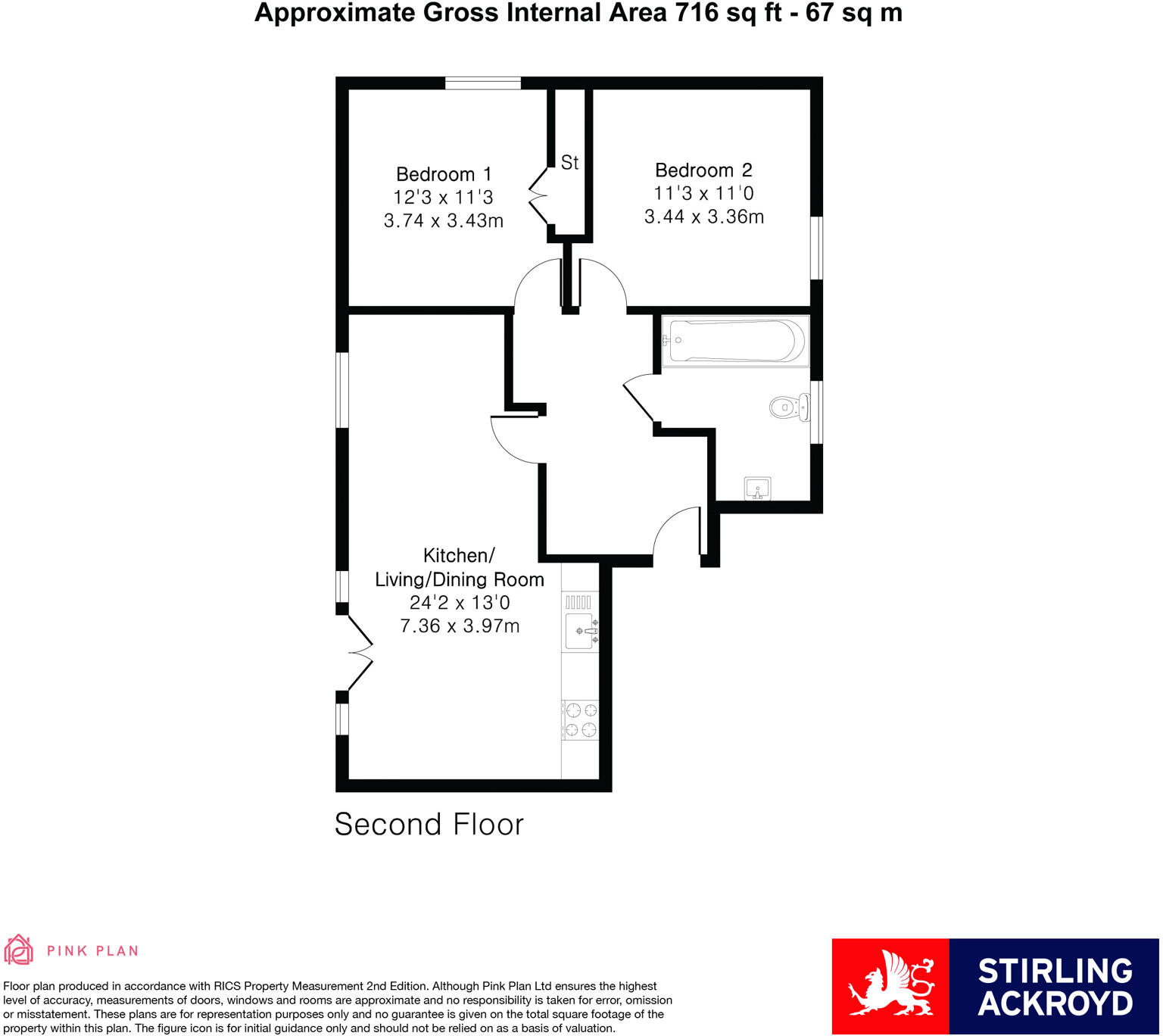 College Road, Woking, Surrey, GU22 floorplan