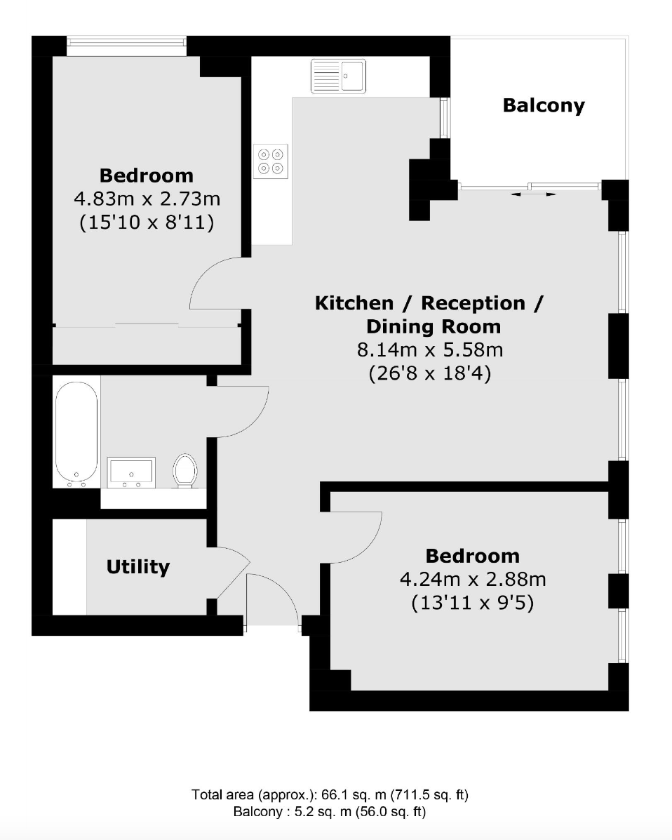 Pegler Square, London, SE3 floorplan