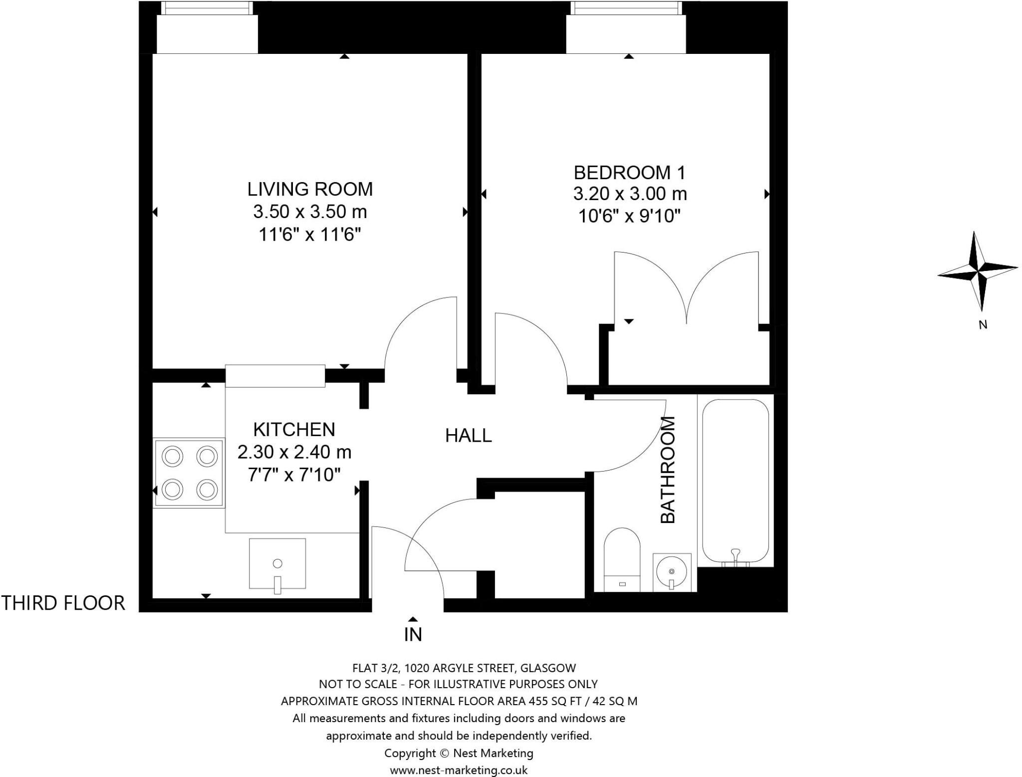 Argyle Street, Finnieston, Glasgow floorplan