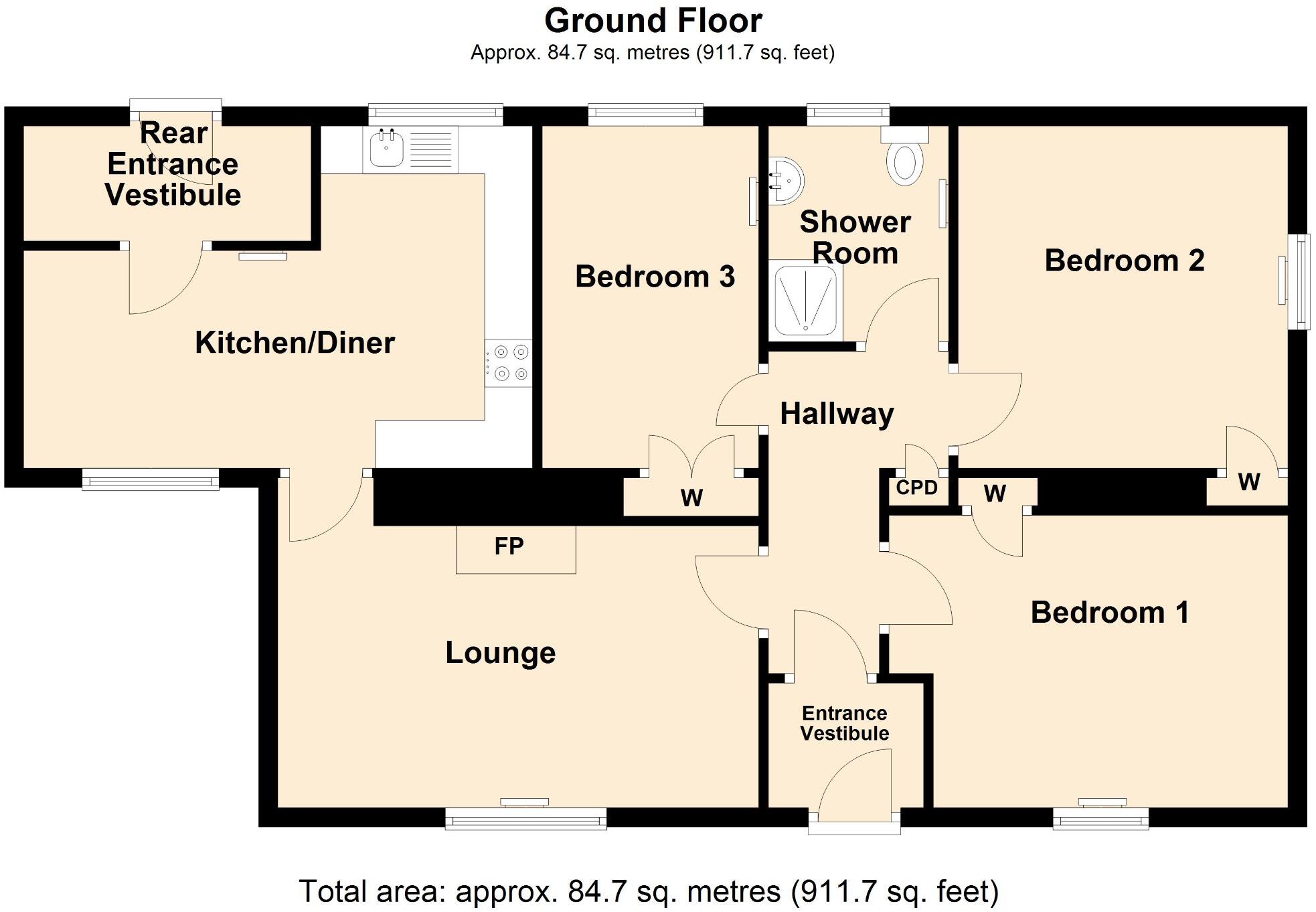 15 Grimshader, Lochs, Isle of Lewis, HS2 9NH  floorplan