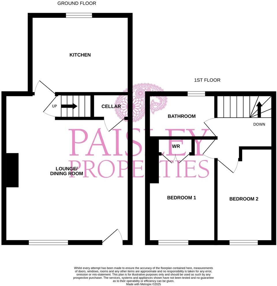 Sunside Cottages, Birdsedge, Huddersfield HD8 8XW floorplan