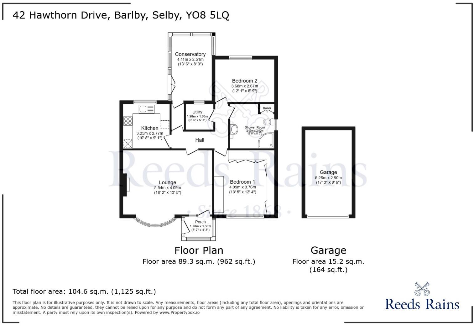 Hawthorn Drive, Barlby, Selby, North Yorkshire, YO8 floorplan