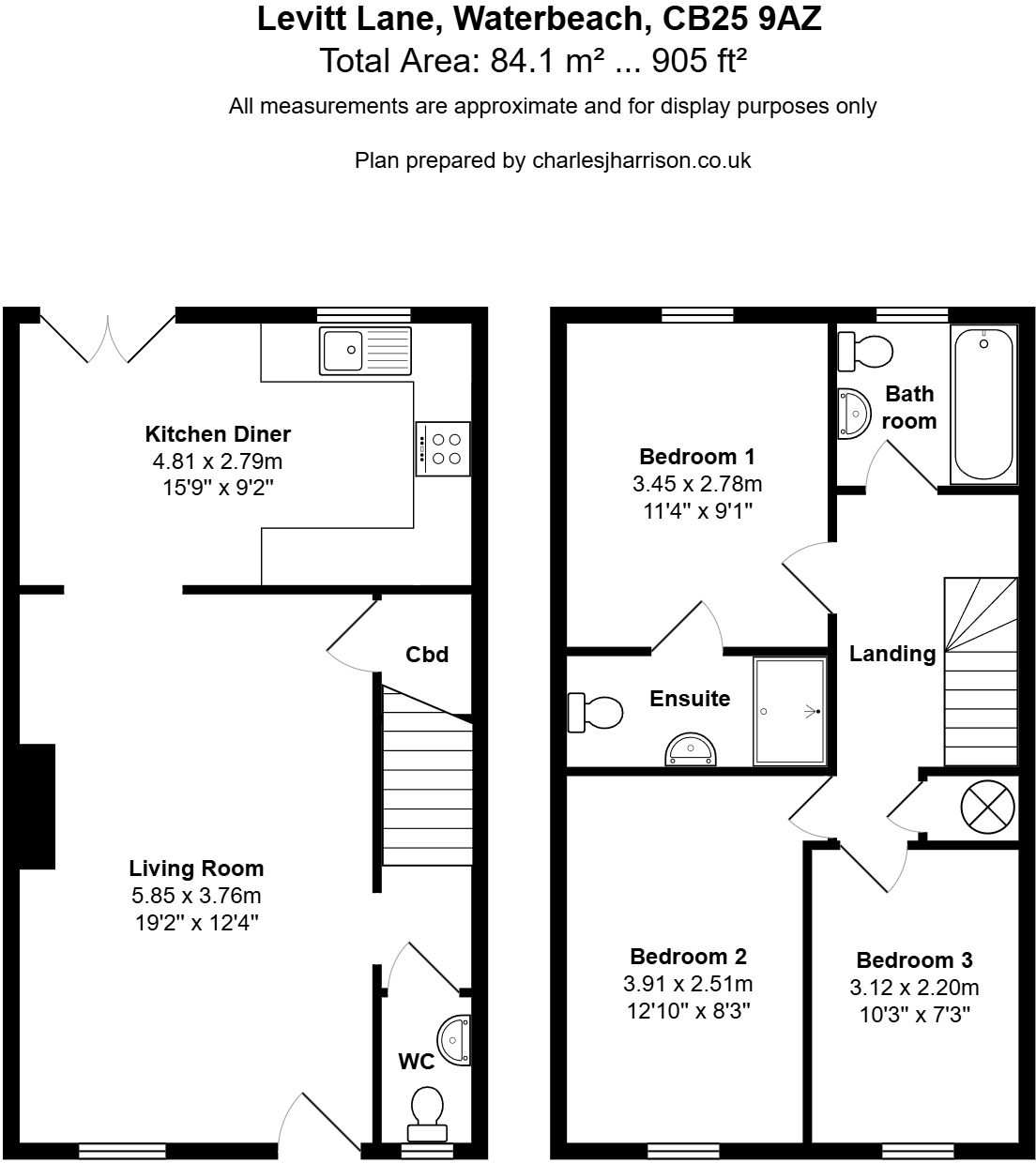 Levitt Lane, Waterbeach, Cambridge floorplan