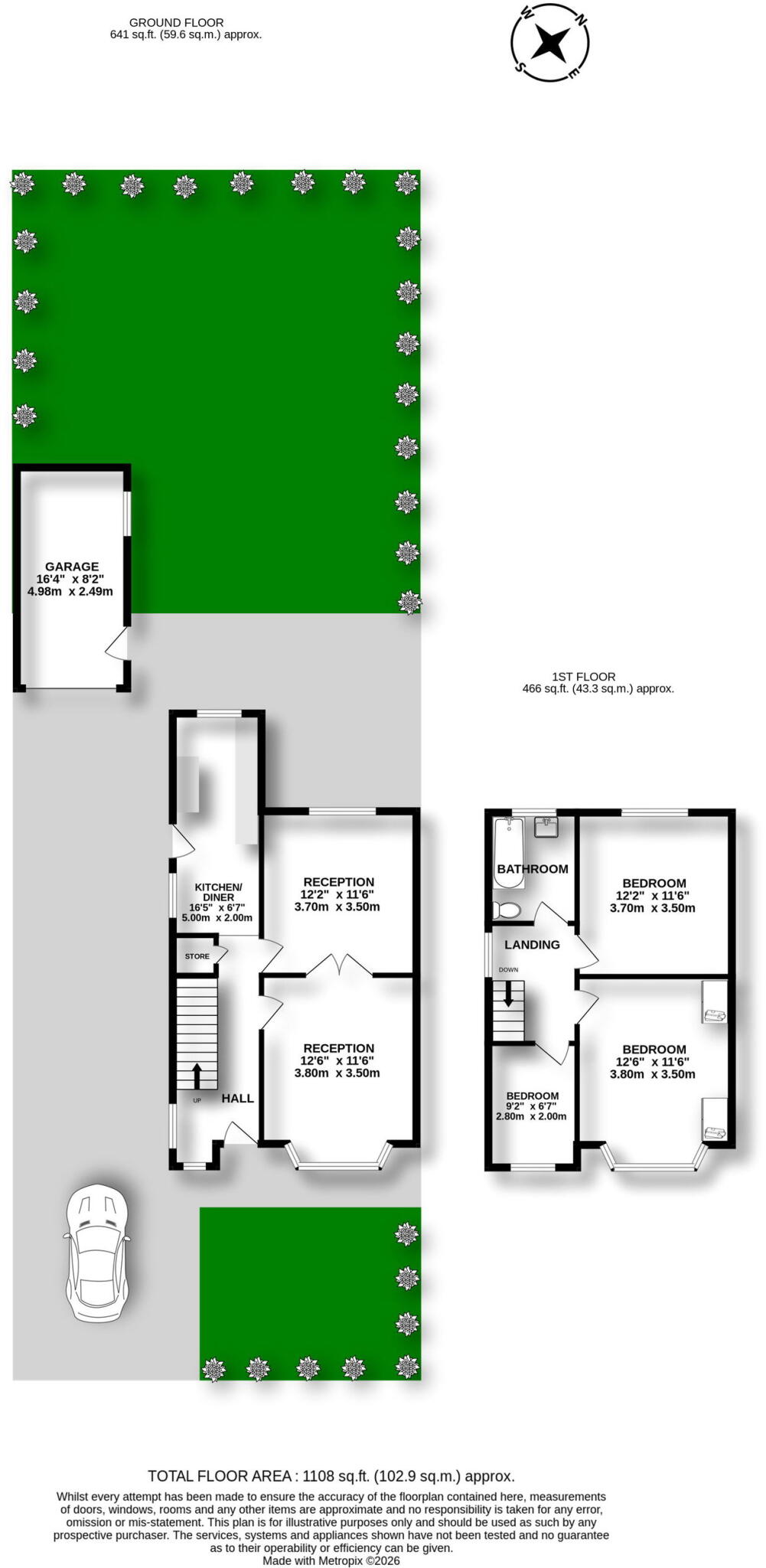 Harrow Grove, Bromborough floorplan