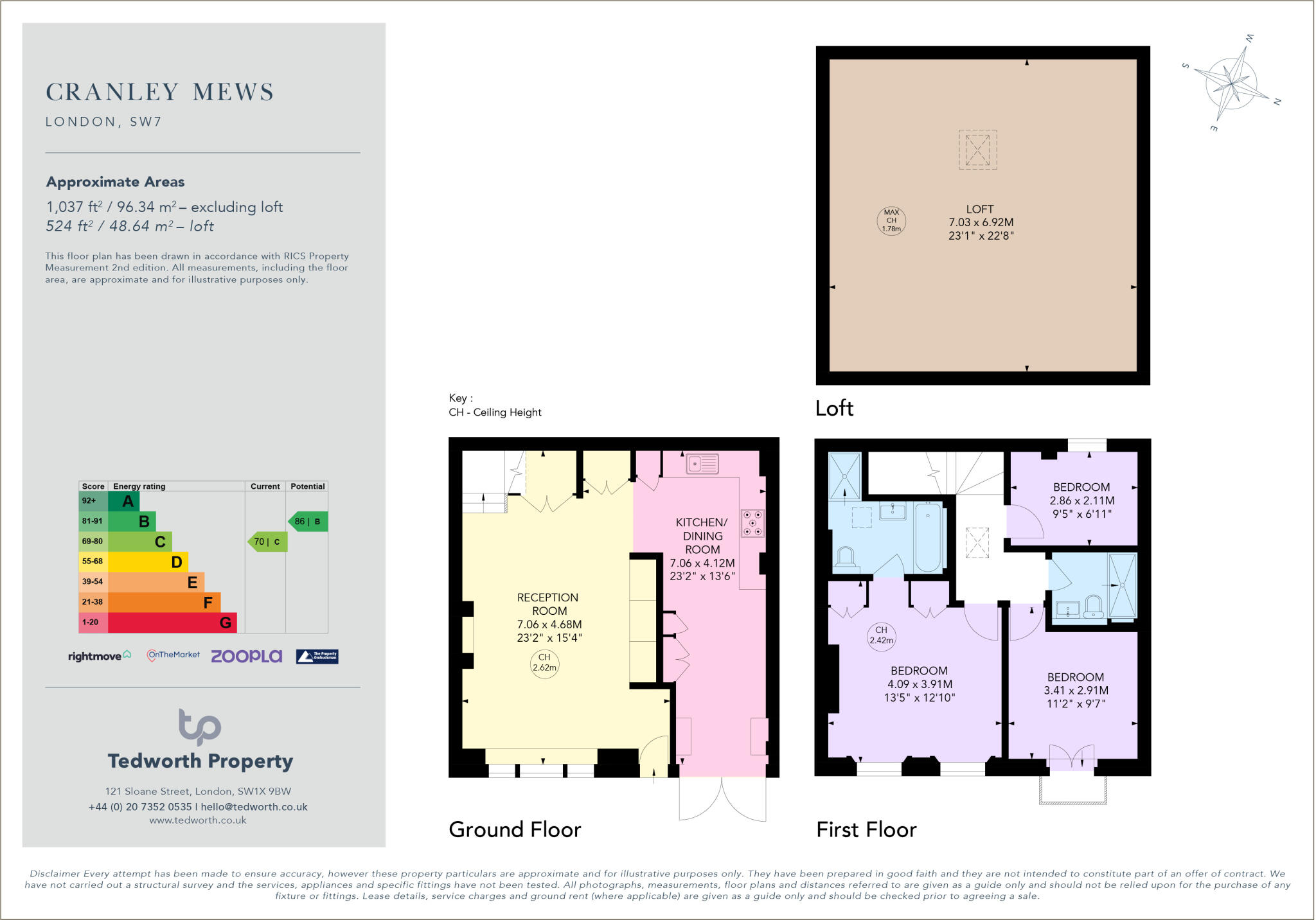 Cranley Mews, South Kensington, London, SW7 floorplan