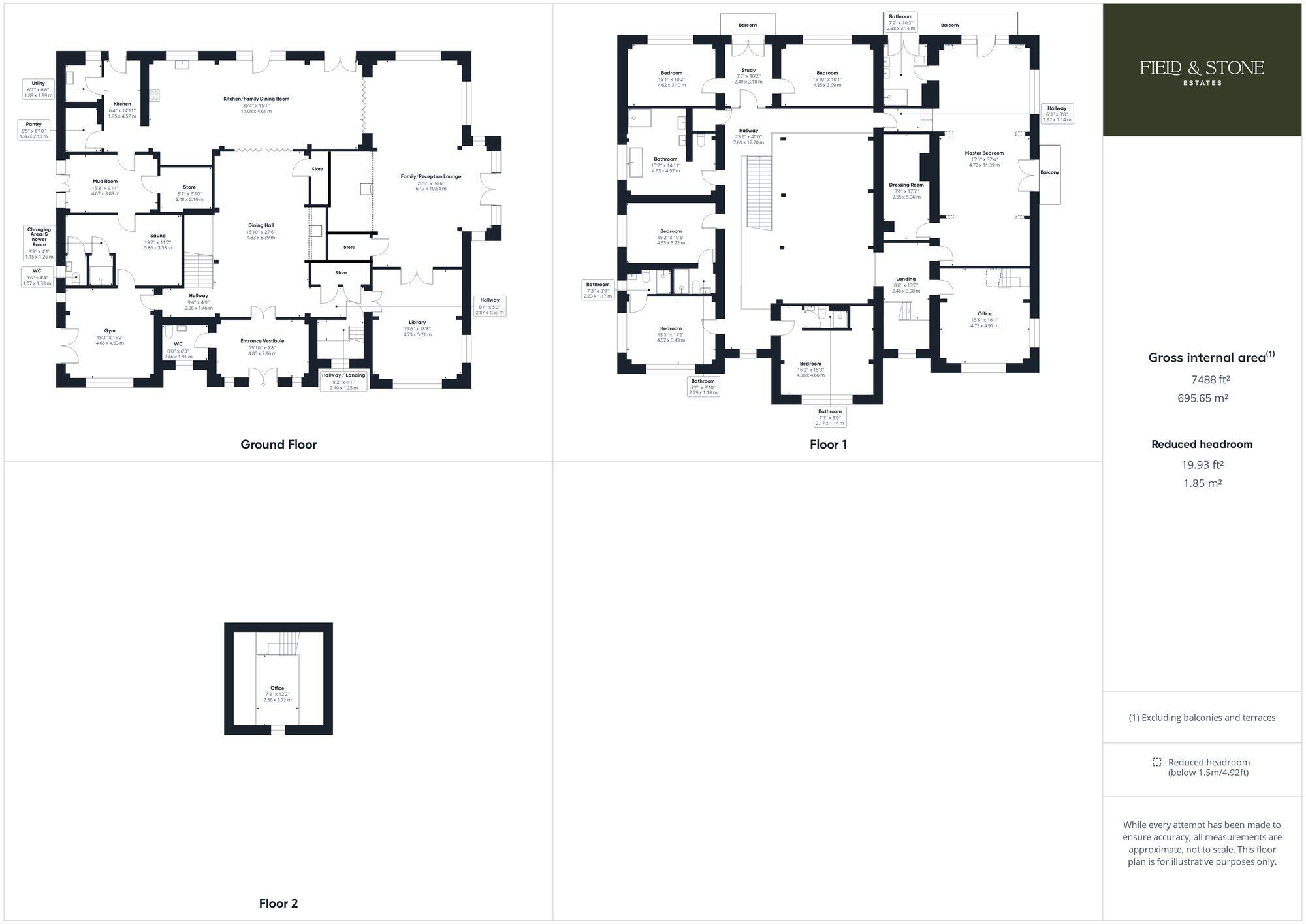 Clitheroe Road, Knowle Green, PR3 floorplan