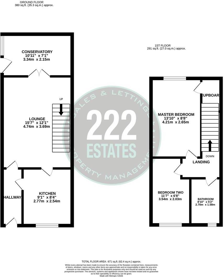 Glossop Close, Warrington floorplan