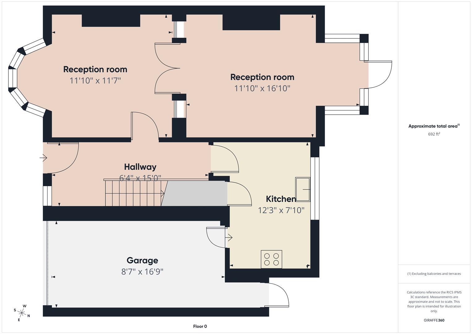 Chollerford Avenue, Whitley Bay floorplan