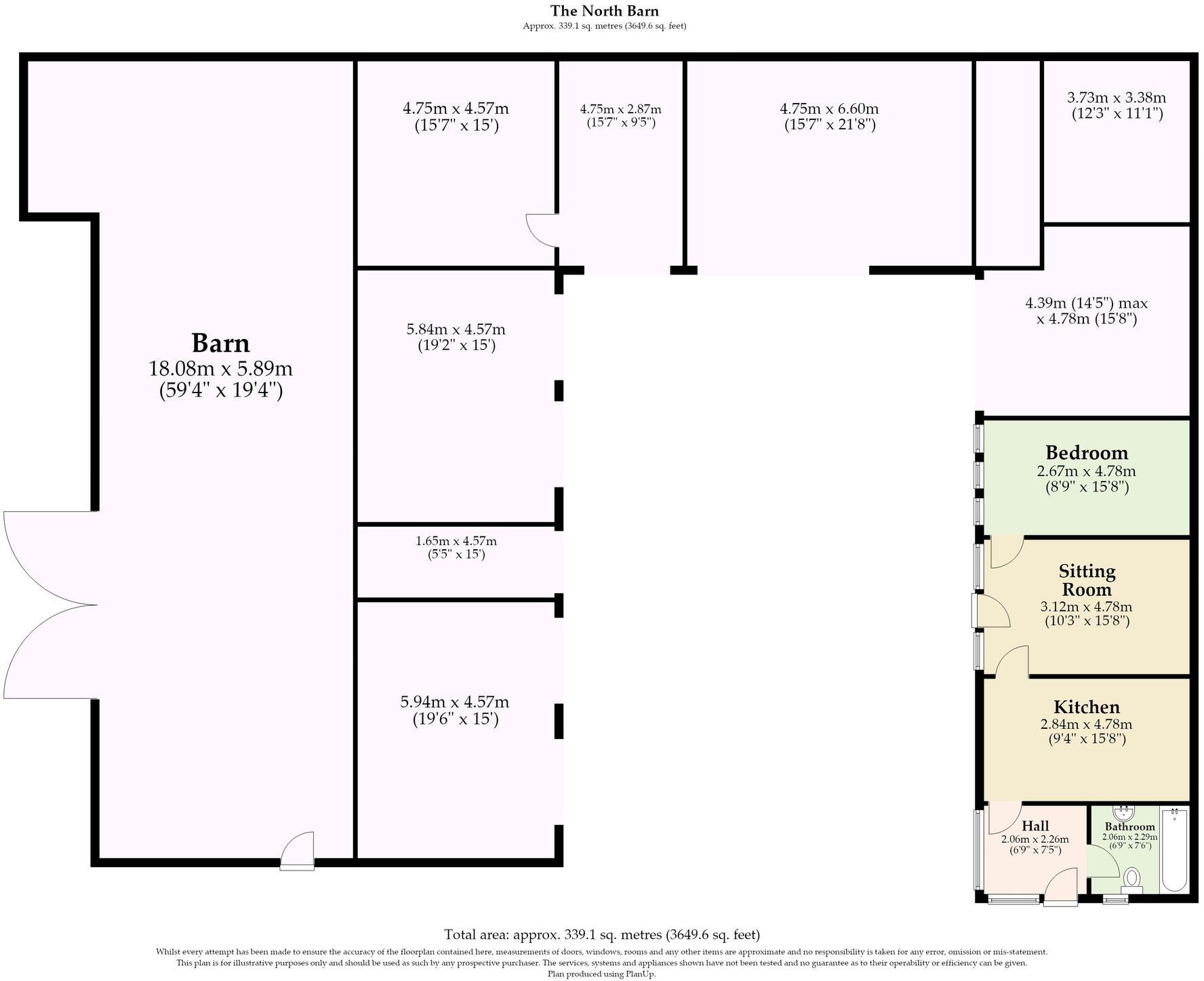 Stunning Church Views, 1.81 Acres & 15,000+ Sq. Ft. of Character Buildings in the Heart of the Norfolk Broads floorplan