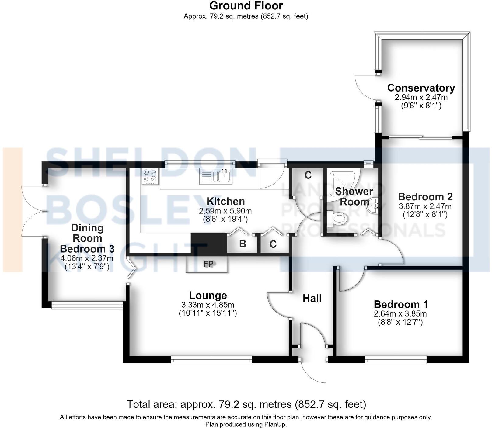 Three Springs Road, Pershore, WR10 floorplan