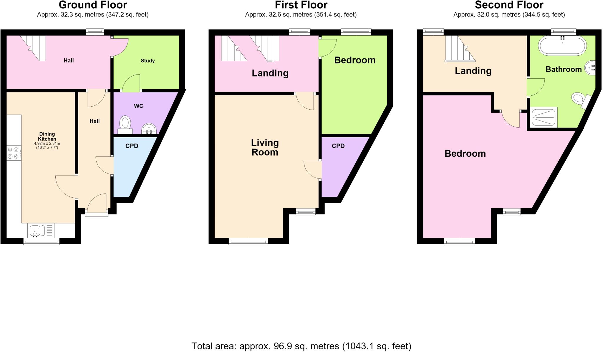 Stable Mews, Station Road, Haltwhistle, Northumberland, NE49 floorplan