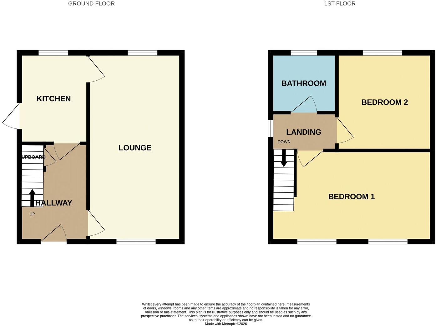 Walnut Lane, Wednesbury floorplan