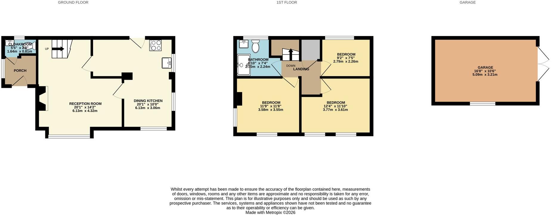 Cleobury Road, Bewdley, DY12 floorplan
