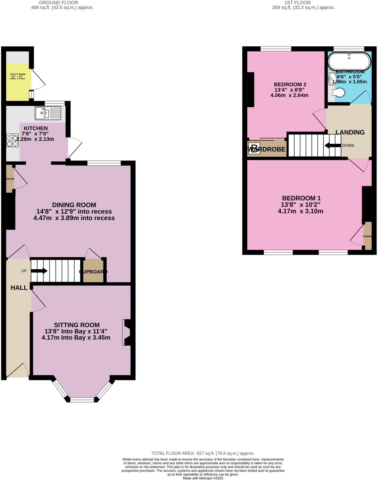 Rosebery Road, Exmouth, EX8 1SQ floorplan