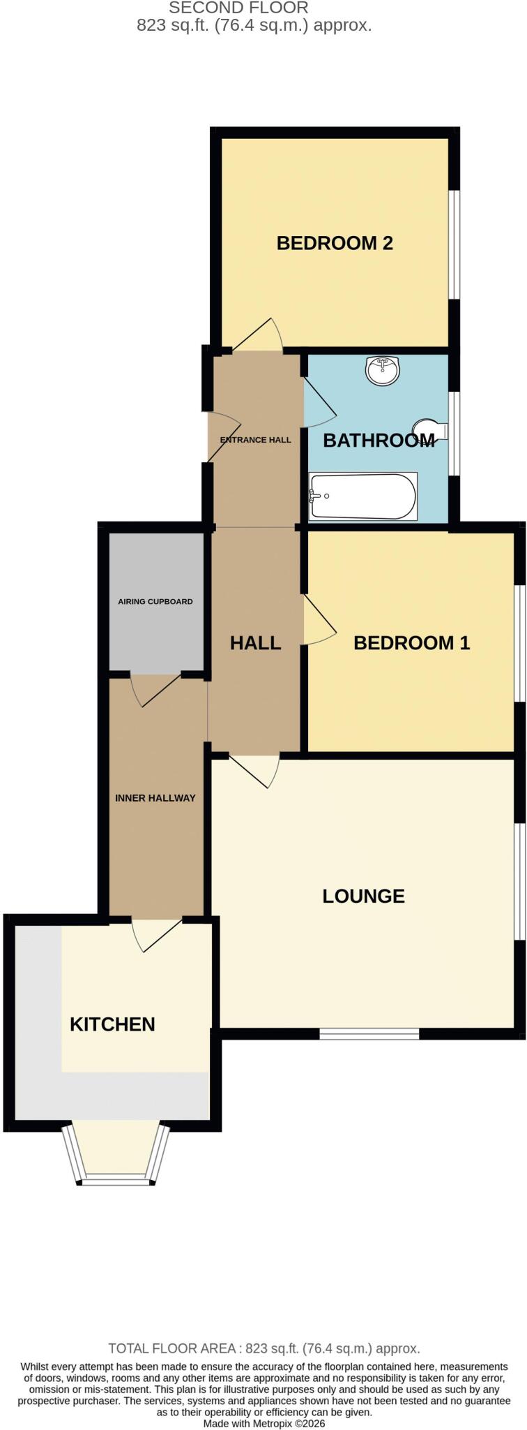 Grovenor Gate, Humberstone floorplan