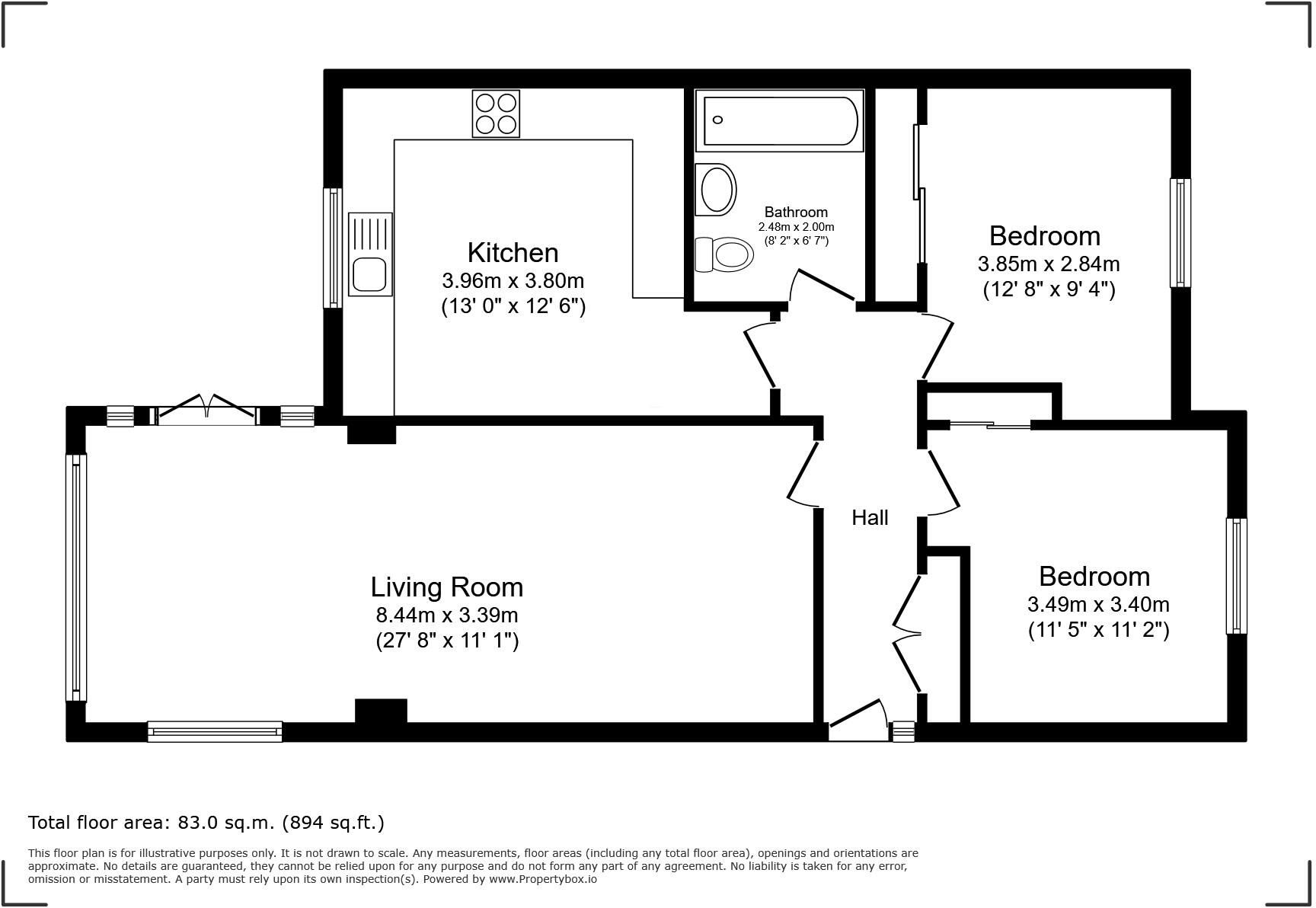 63 Douglas Davidson Drive, Blairgowrie, Perthshire, PH10 floorplan