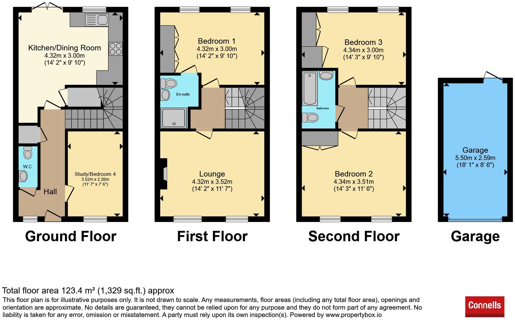 Tamarisk Crescent, Carterton floorplan