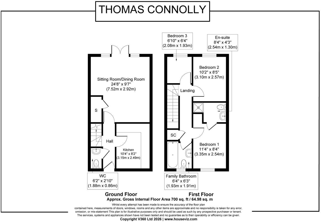 Warwick Avenue, Broughton, Milton Keynes, MK10 floorplan