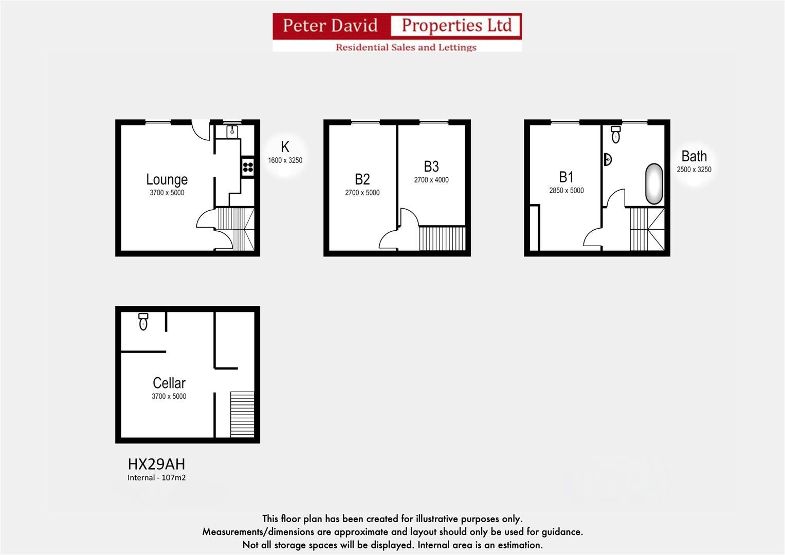 Stanley Street North, Holmfield, Halifax floorplan