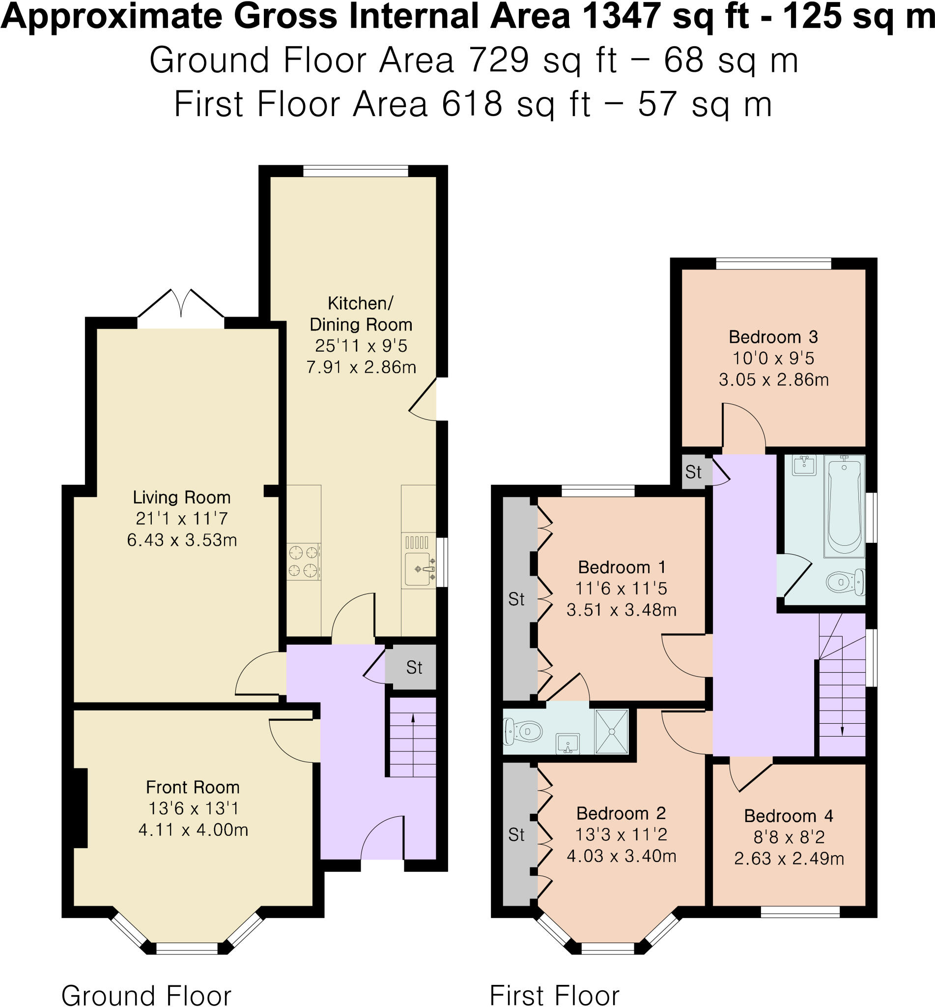 Queens Road, Hertford, Hertfordshire, SG13 floorplan