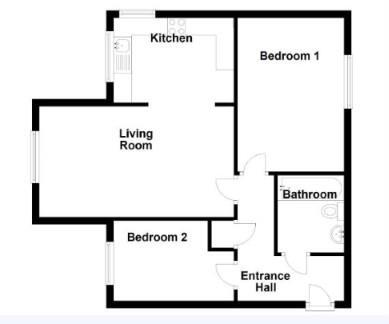 Flat 14, Malt House Court, Liversedge floorplan