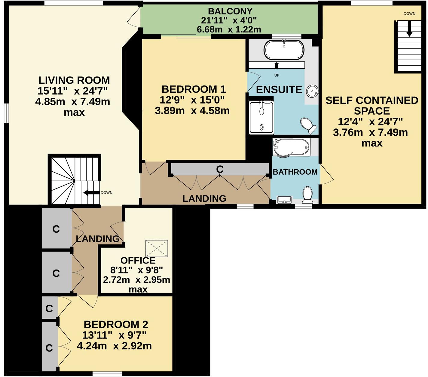 North Hill, Launceston, Cornwall, PL15 floorplan
