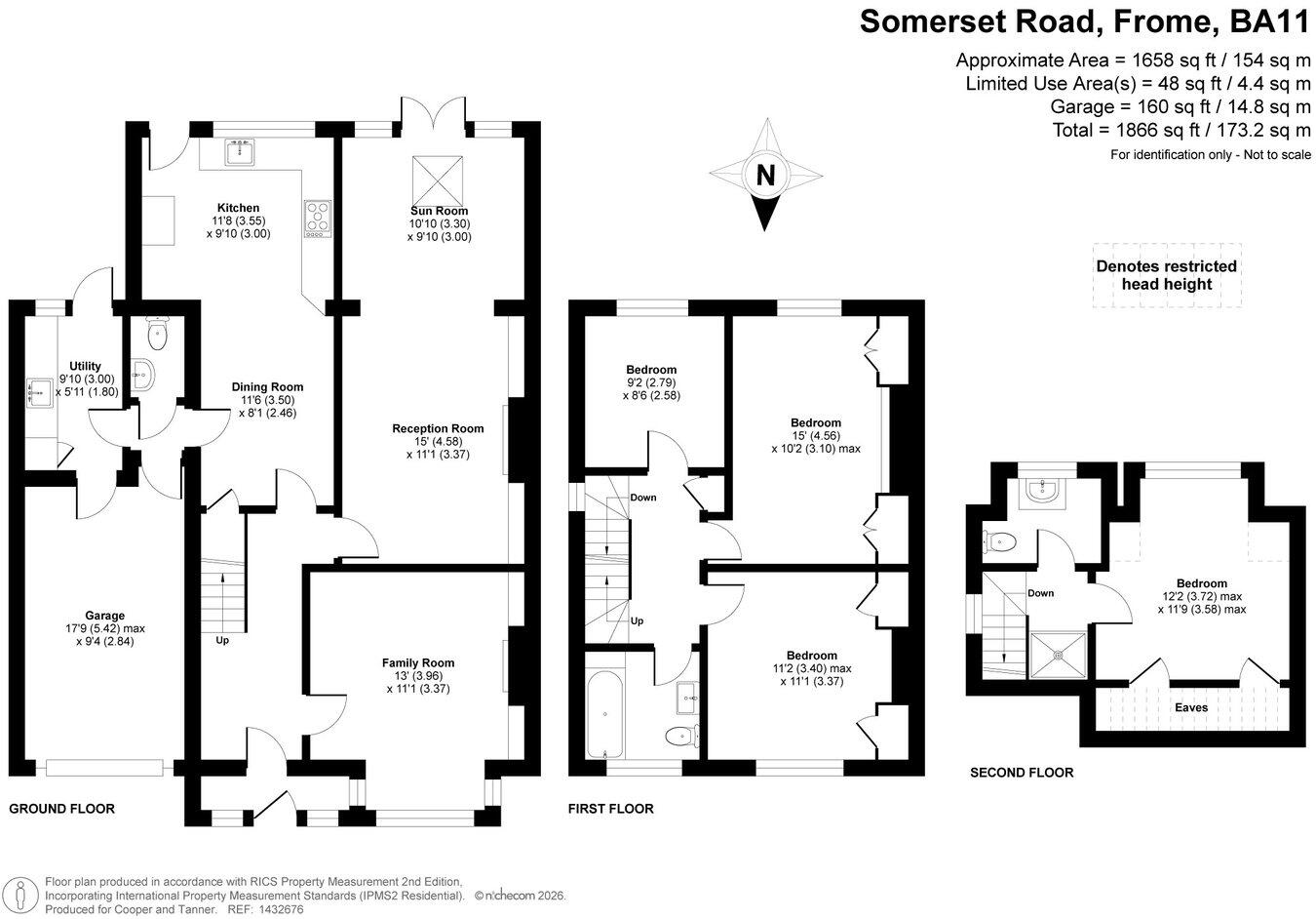 Somerset Road, Frome, BA11 floorplan