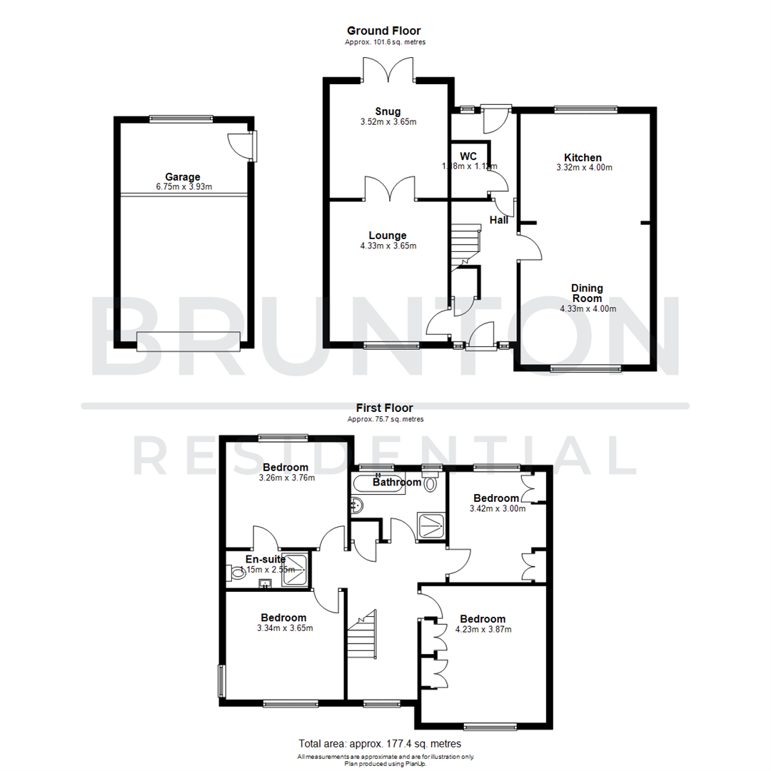 Low Burswell, Hexham floorplan