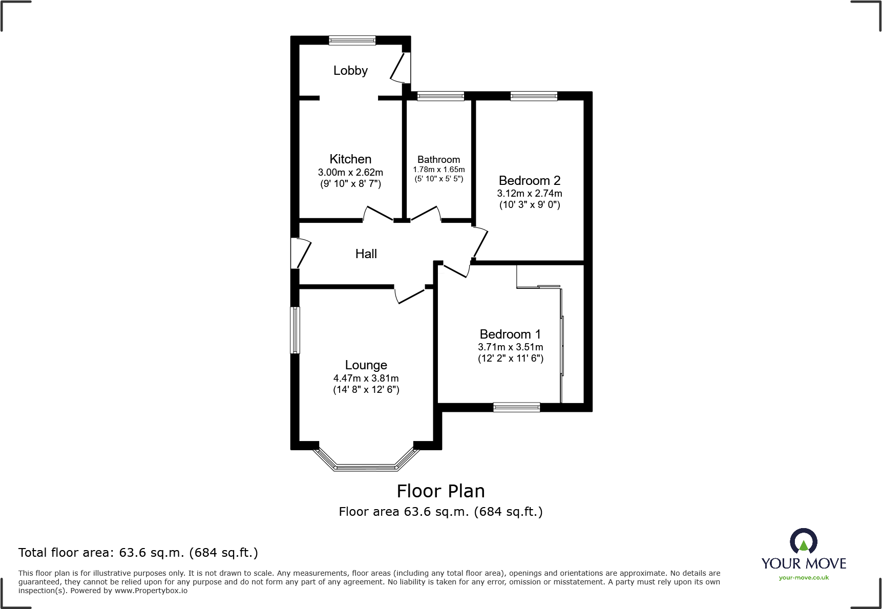Rugby Road, Bulkington, Bedworth, Warwickshire, CV12 floorplan
