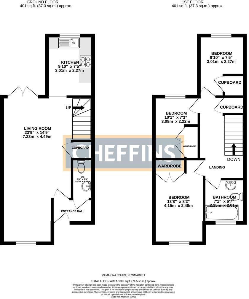 Falmouth Street, Newmarket floorplan