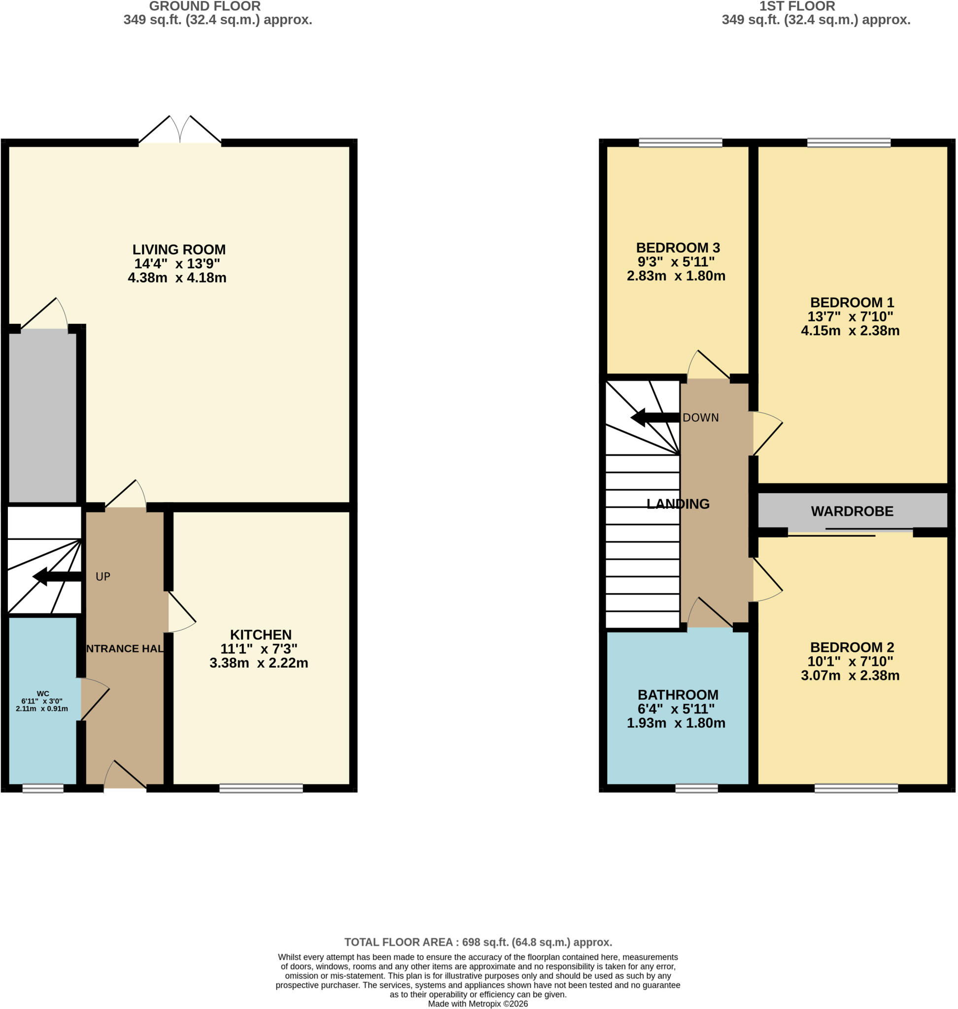 Kings Road, Audenshaw, Manchester, Greater Manchester, M34 floorplan